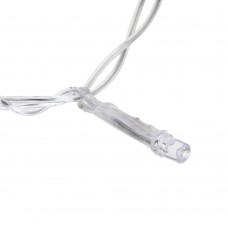 Гирлянда электрическая Вьюн 10м, 100LED, мультицвет, 8 реж, прозрачный провод, 220В СНОУ БУМ